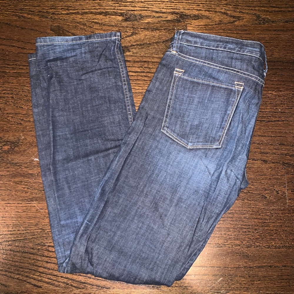 Banana Republic dark blue jeans